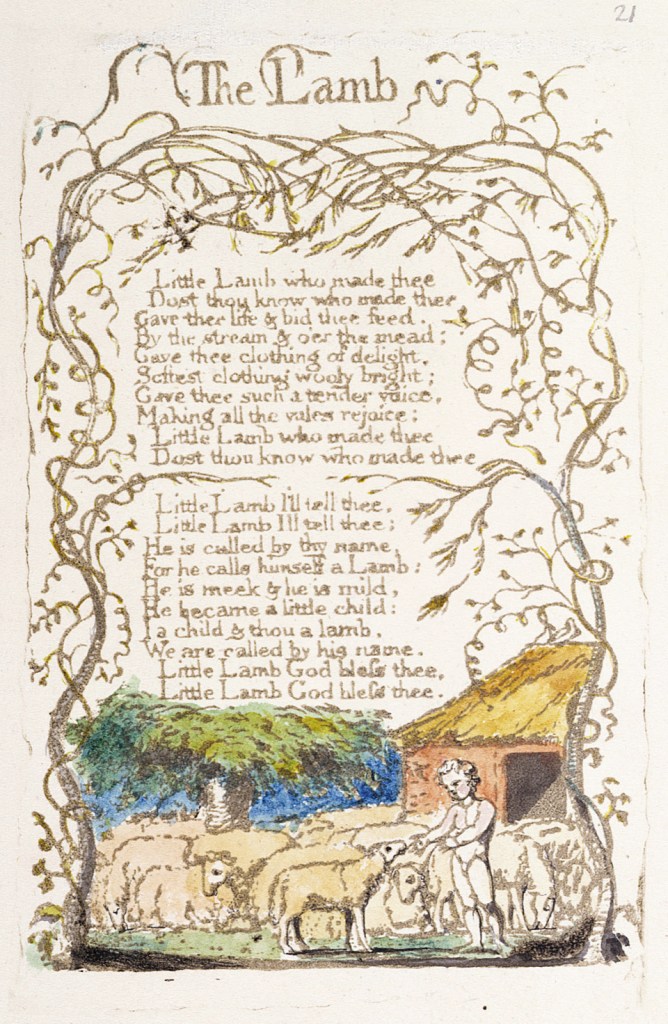 Songs of Innocence and Experience, 1795.
